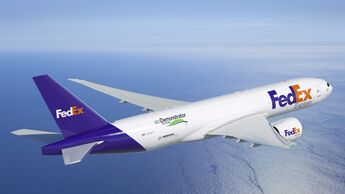 Boeing, 777f, Flugzeug, USA, fedex