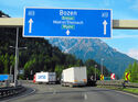Bozen, Verkehr, Alpenraum