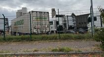 Brennender Lkw Neuss