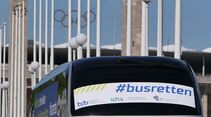 Bus-Demo durch Berlin