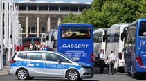 Bus-Demo durch Berlin