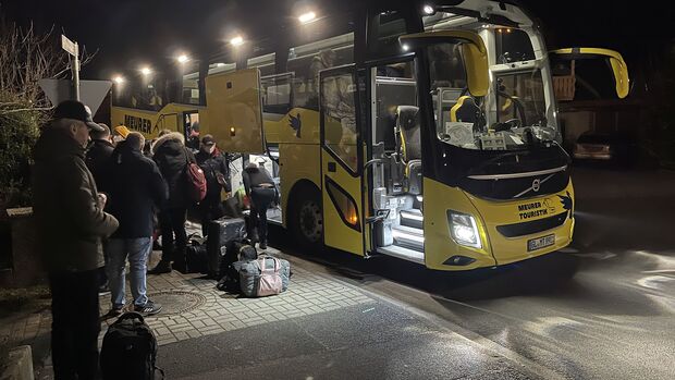 Bus-Hilfsbrücke für die Ukraine