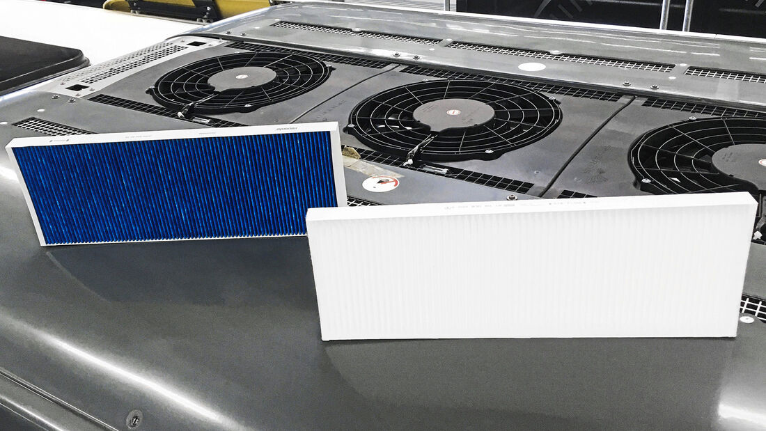 Buses bietet nun serienmäßig Hochleistungs-Partikelfilter mit antiviraler Funktion in Reisebussen an. // Daimler Buses is now offering standard high-performance particle filters with antiviral functionality in touring coaches.