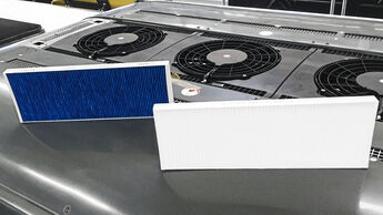 Buses bietet nun serienmäßig Hochleistungs-Partikelfilter mit antiviraler Funktion in Reisebussen an. // Daimler Buses is now offering standard high-performance particle filters with antiviral functionality in touring coaches.