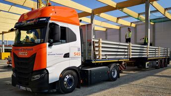 CNG-Lkw bei Universal Transport