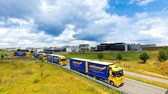 CO2-neutrale Lkw-Transporte bei Schuon