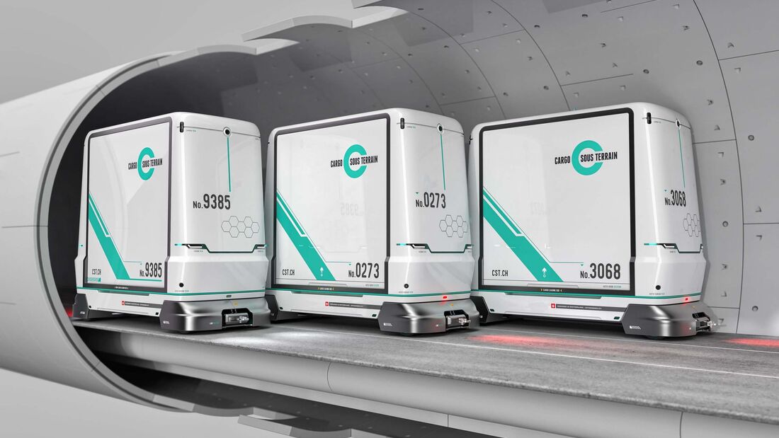 Cargo sous terrain (CST) in der Schweiz