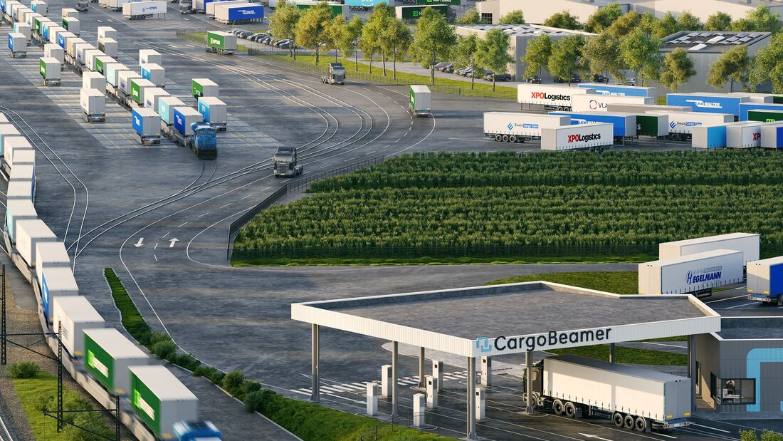 CargoBeamer realisiert in Kaldenkirchen erstes eigenes Terminal in Deutschland.