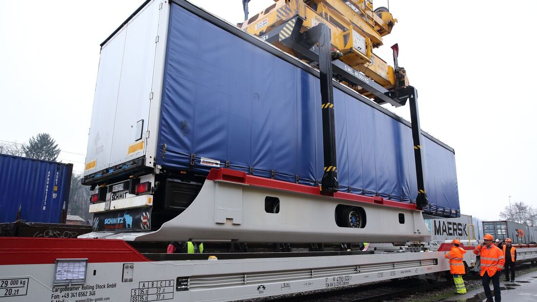 Cargobeamer, Sattelauflieger