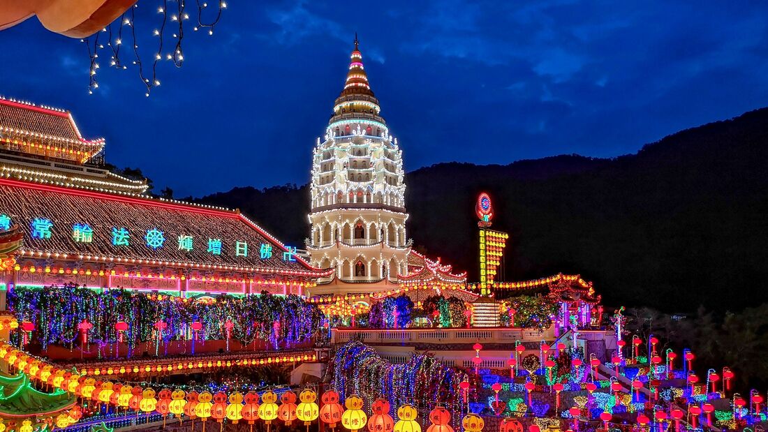 Chinesisches Neujahr, Tempel