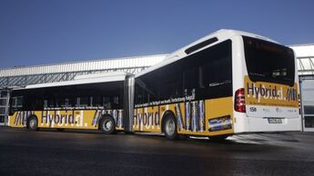 Citaro Hybrid fährt in Stuttgart