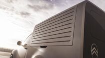 Citroën erinnert mit dem 2CV Fourgonnette Concept an einen seiner bekanntesten Kleintransporter. Die neue Kastenente ist elektrisch gedacht, bleibt aber vorerst eine Designstudie ohne konkrete Serienpläne.