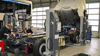 Clean Logistics Umrüstung Diesel-Lkw und -Bussen zu Wasserstoff-Lkw und -Bussen