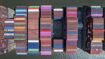 Container, KV, Kombinierter Verkehr, Schiff