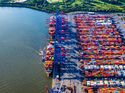 Container Terminal Altenwerder (CTA) der Hamburger Hafen und Logistik AG (HHLA)