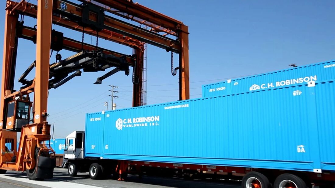 Container-Umschlag des 3PL C.H. Robinson