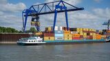 Containerkran von Contargo Rhein-Waal-Lippe im Hafen Emmerich