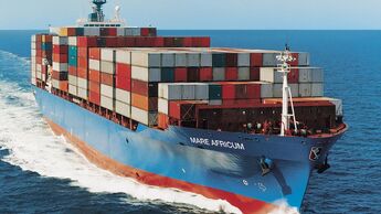 Containerschiff, Hochsee, Schifffahrt, Meer, Handelsschiff