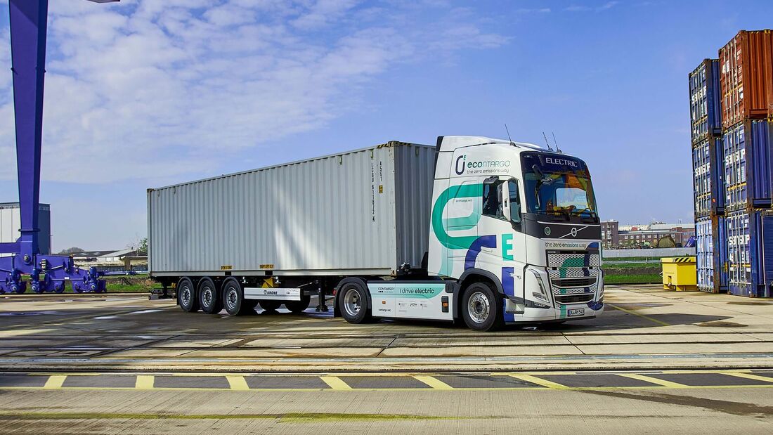 Contargo Road Logistics mit E-Lkw