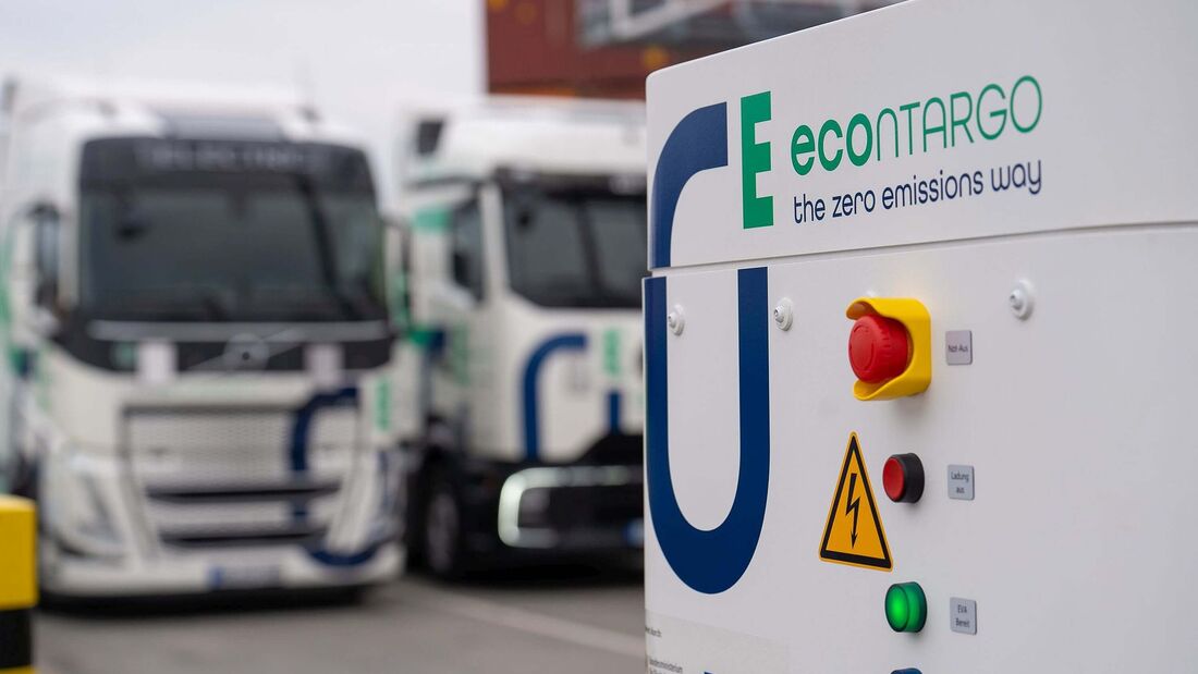 Contargo baut Ladeinfrastruktur für Lkw aus