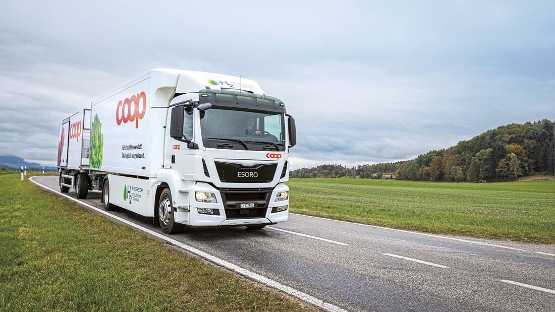 Coop Esoro Brennstoffzellen-Lkw