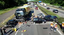 Crashanalyse, Lkw-Unfall, MAN