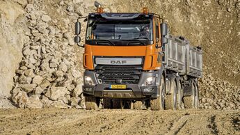 DAF XF 460 Kipper orange Vergleich Test 