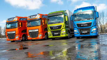 DAF XF und MAN TGX