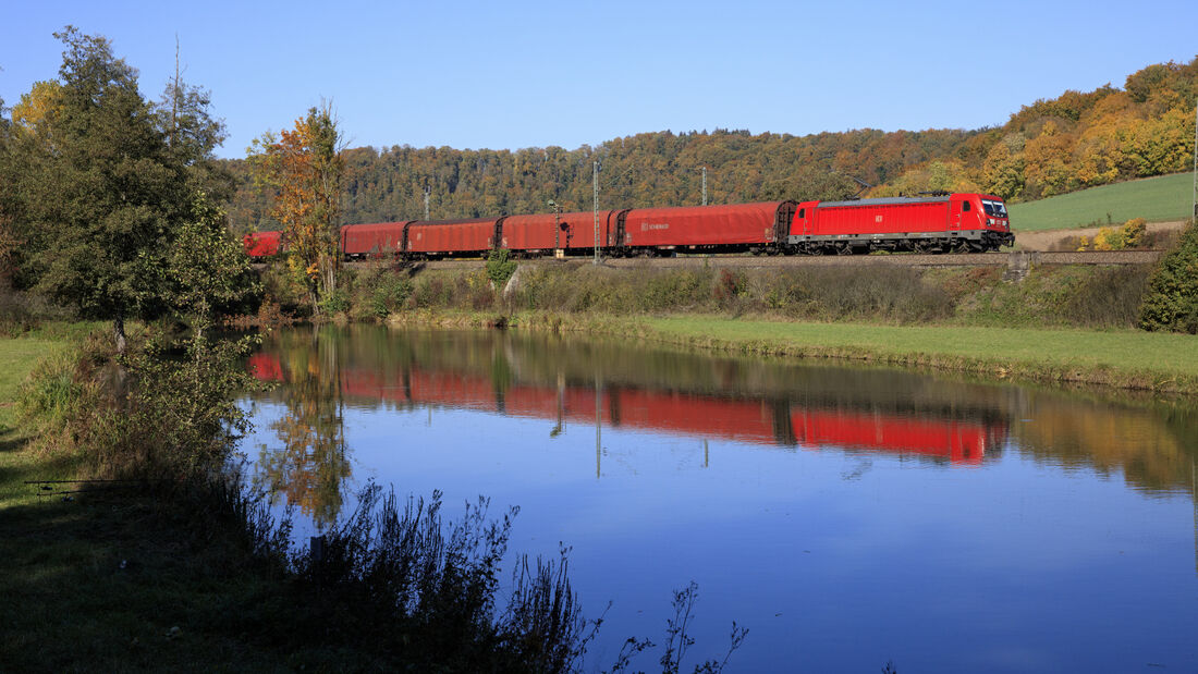 DB Cargo zwischen Treuchtlingen und Pappenheim