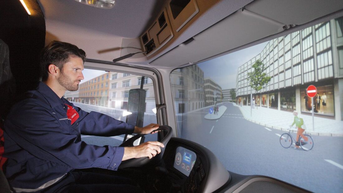 DB Schenker, Fahrsimulator, Lkw, Actros