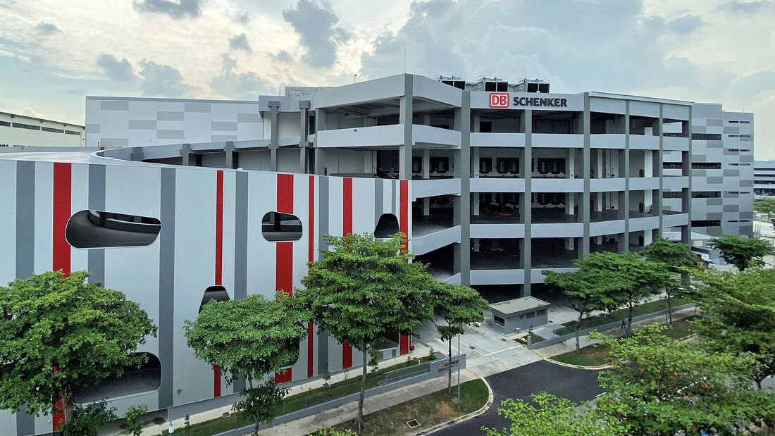DB Schenkers hochmodernes Warenlager Red Lion in Singapur 