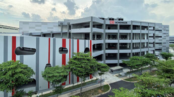 DB Schenkers hochmodernes Warenlager Red Lion in Singapur 