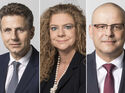 DB-Vorstände: Alexander Doll, Sabina Jeschke und Martin Seiler.