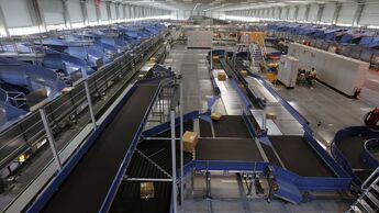 DHL Obertshausen, Sortieranlage, Paketzentrum