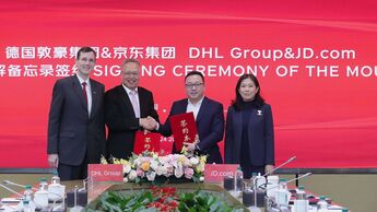 DHL und JD.com unterschreiben Absichtserklärung zur Zusammenarbeit