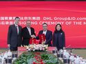 DHL und JD.com unterschreiben Absichtserklärung zur Zusammenarbeit