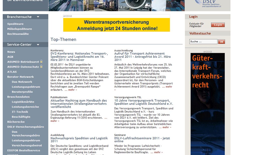 DSLV bietet Ausbildungsdatenbank
