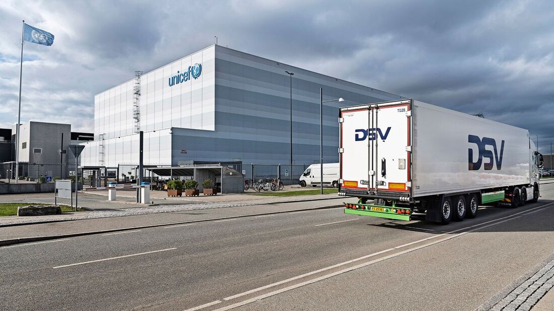 DSV und UNICEF arbeiten zusammen