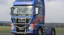 Dachlampenbügel, Scheinwerferbügel, Bullfänger, Rammschutzbügel, SideBar und Frontbar aus Edelstahl für MAN TGX Euro 6