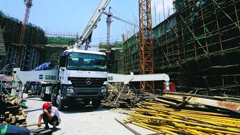 Daimler, China, Baustelle, Ausschnitt