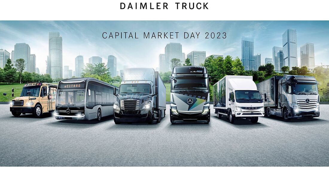 Daimler Truck Kapitalmarkttag 2023 - Transformation für nachhaltiges Wachstum

Daimler Truck Capital Market Day 2023 - Transforming for sustainable growth
