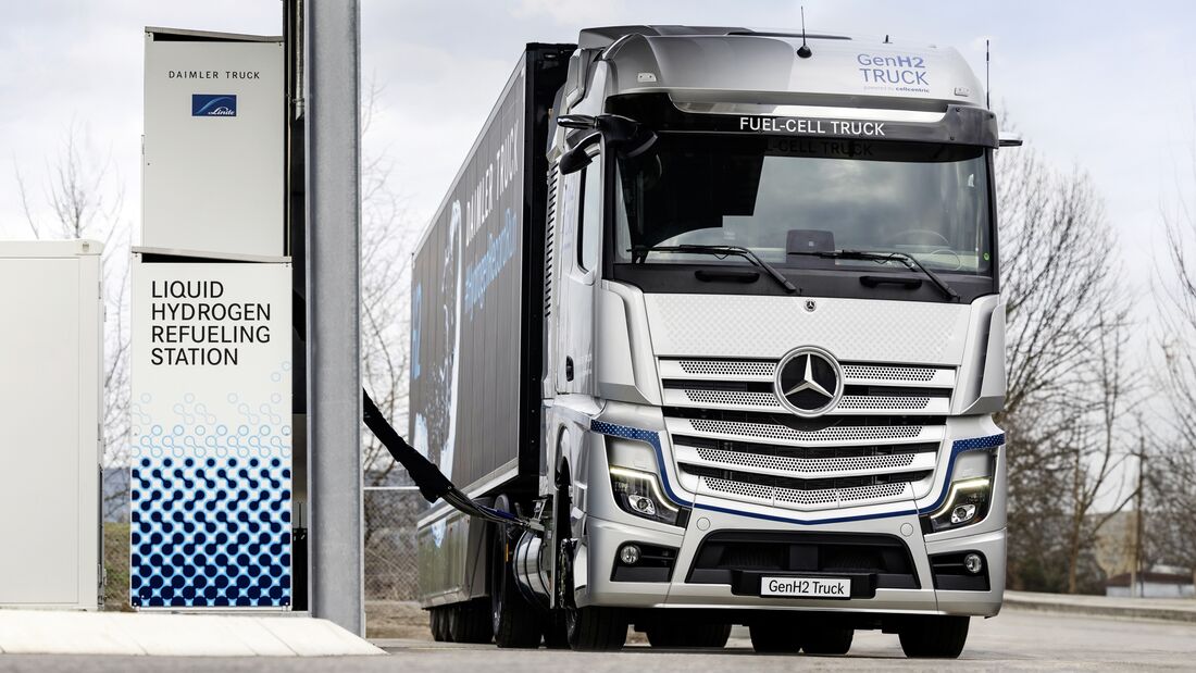 Daimler Truck Linde Engineering sLH2-Tankstelle 2024