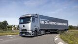 Daimler Truck stellt Mercedes-Benz NextGenH2 Truck vor: Brennstoffzellen-Lkw in Kleinserie für den Kundeneinsatz ab Ende 2026
Daimler Truck presents Mercedes-Benz NextGenH2 Truck with small-series production planned from end of 2026