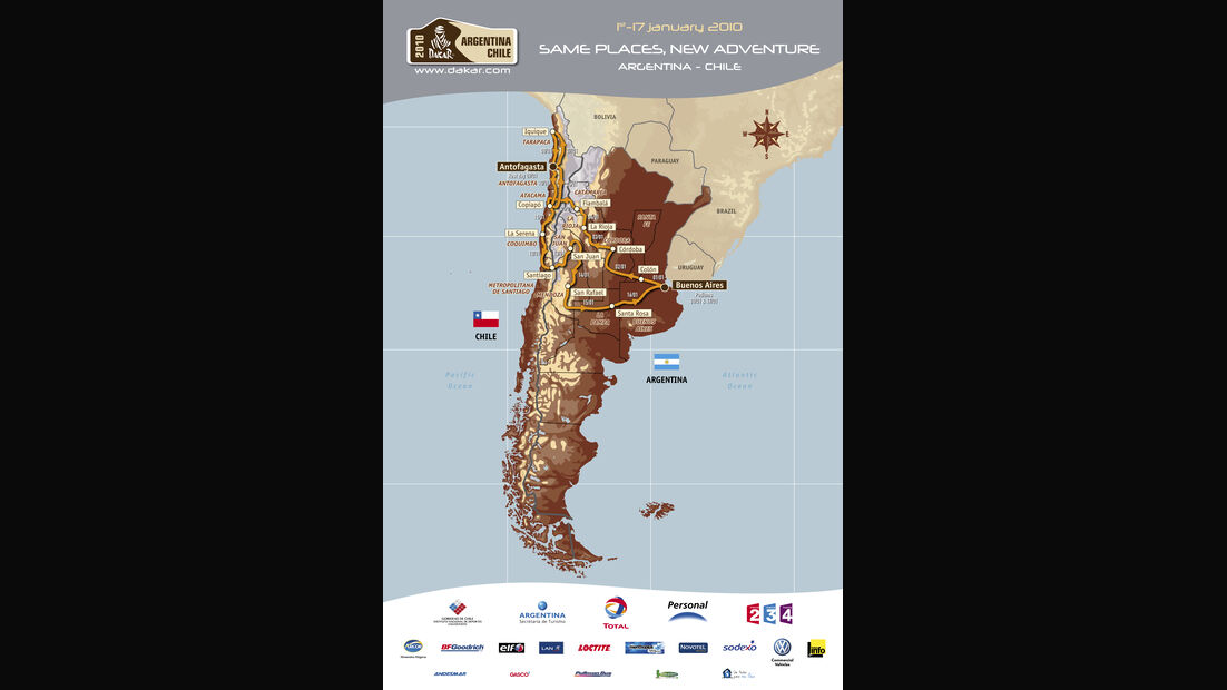 Dakar-Route 2010