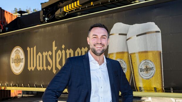Daniel Küster, Leiter Supply Chain Management der Warsteiner Brauerei und Geschäftsführer von Boxx Intermodal Logistics