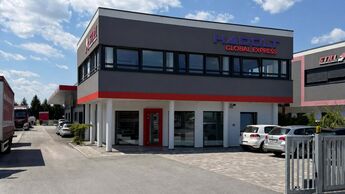 Das Bürogebäude der Niederlassung von Global Express Austria in Kroatien.