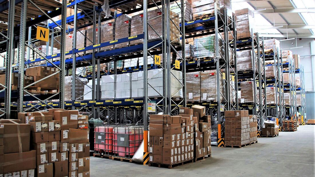 Das EKF-Regallager von Actio Logsitics