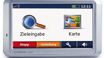 Das Navigationsgerät Garmin Nüvi 750 TFM