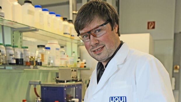 David Kaiser, Leiter der Forschung und Entwicklung und Anwendungstechnik bei Liqui Moly.