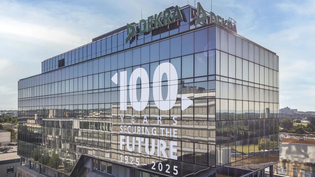Dekra-Zentrale in Stuttgart zum 100-Jahre-Jubiläum 2025